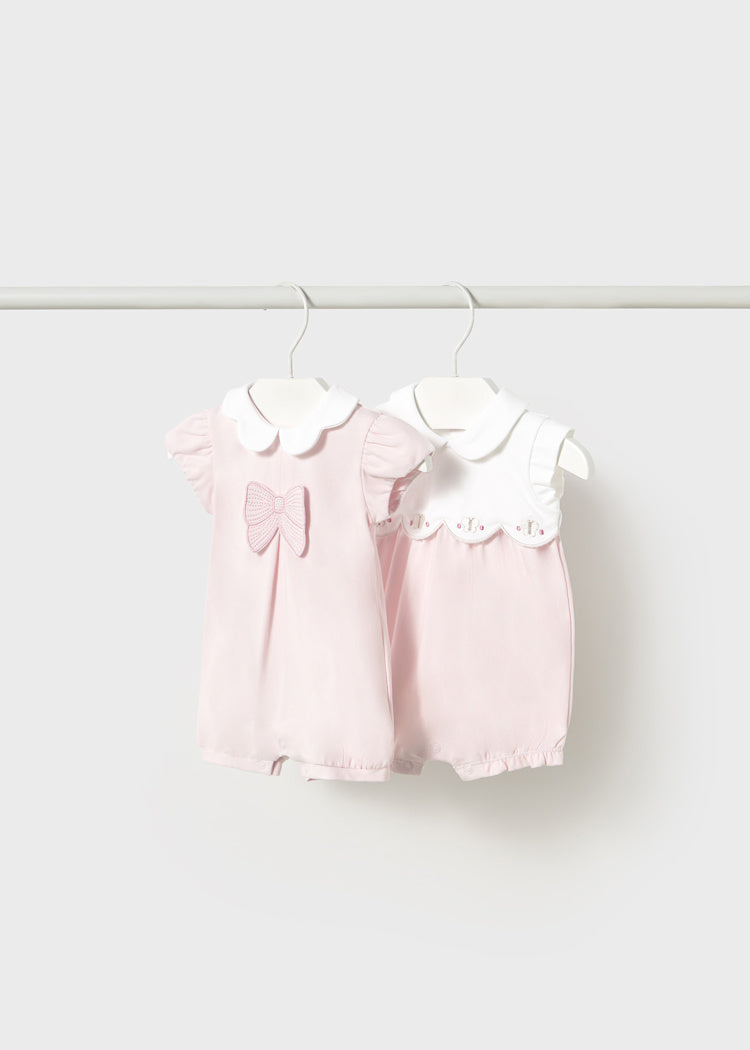Mayoral Newborn Collared Rompers