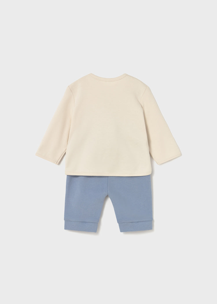 Mayoral Baby 4 piece Safari Animals Sweatshirt & Pants Set