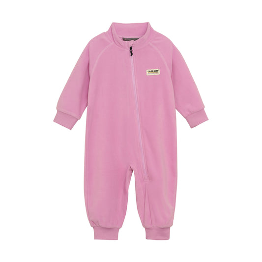 Color Kids Baby Fleece Suit Lilac Chiffon