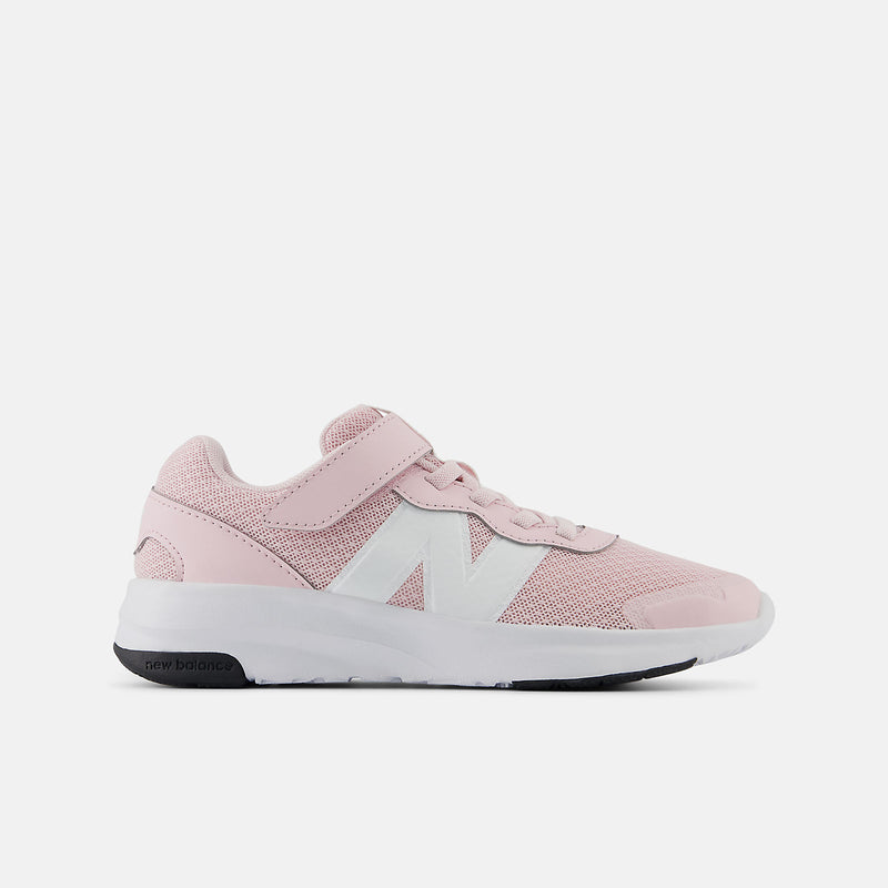 New Balance - Running Shoe - Bungee Lace with Top Strap - Little Kid - Rose Sugar