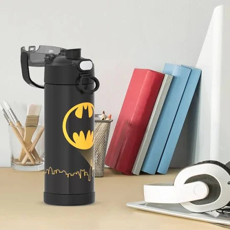 Thermos - 470ml FUNtainer Water Bottle with Spout and Locking Lid Batman