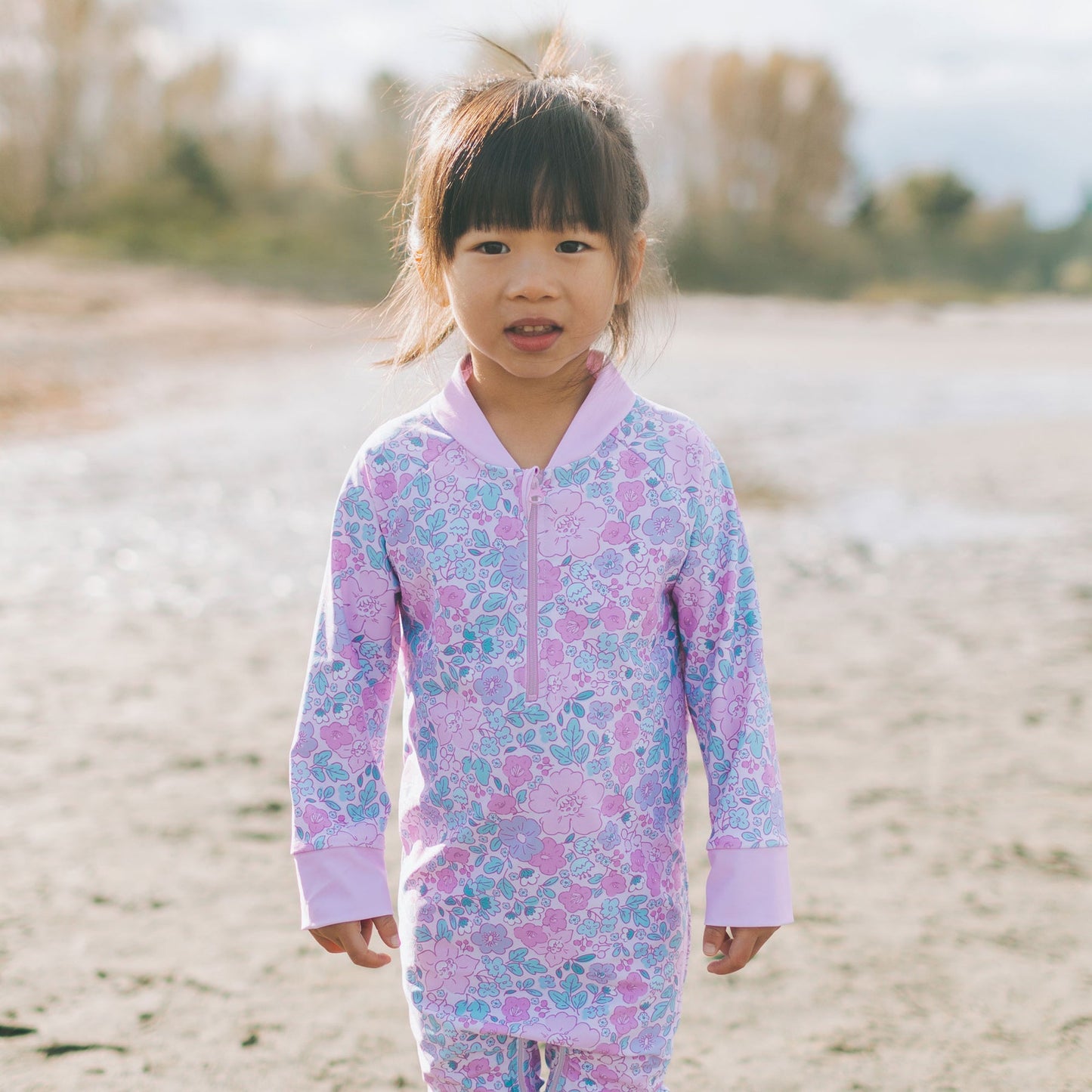 Honeysuckle Swim - Kids Full Body Sunsuit