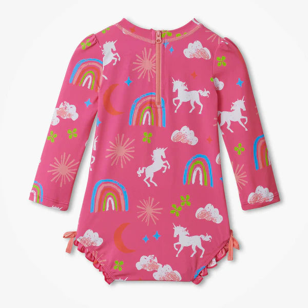 Hatley - Infant Girls Rashguard Swimsuit