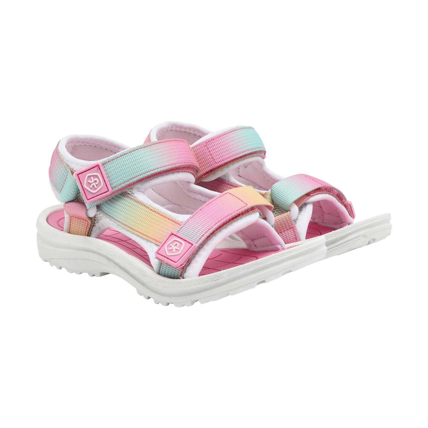 Color Kids - Color block Sandal W. Velcro