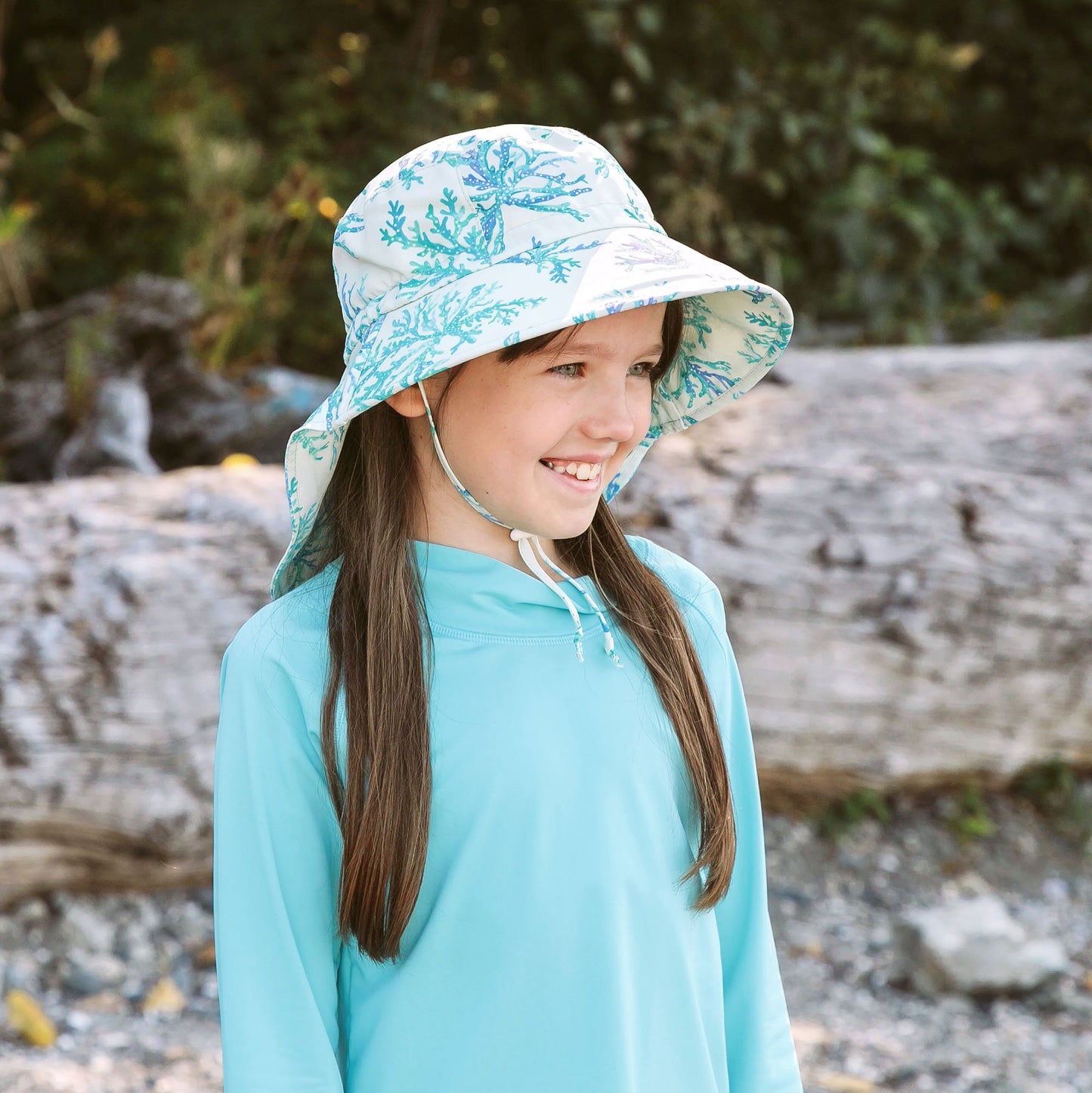 Jan & Jul - Aqua - Dry Kids Water Repellent Xplorer Hats