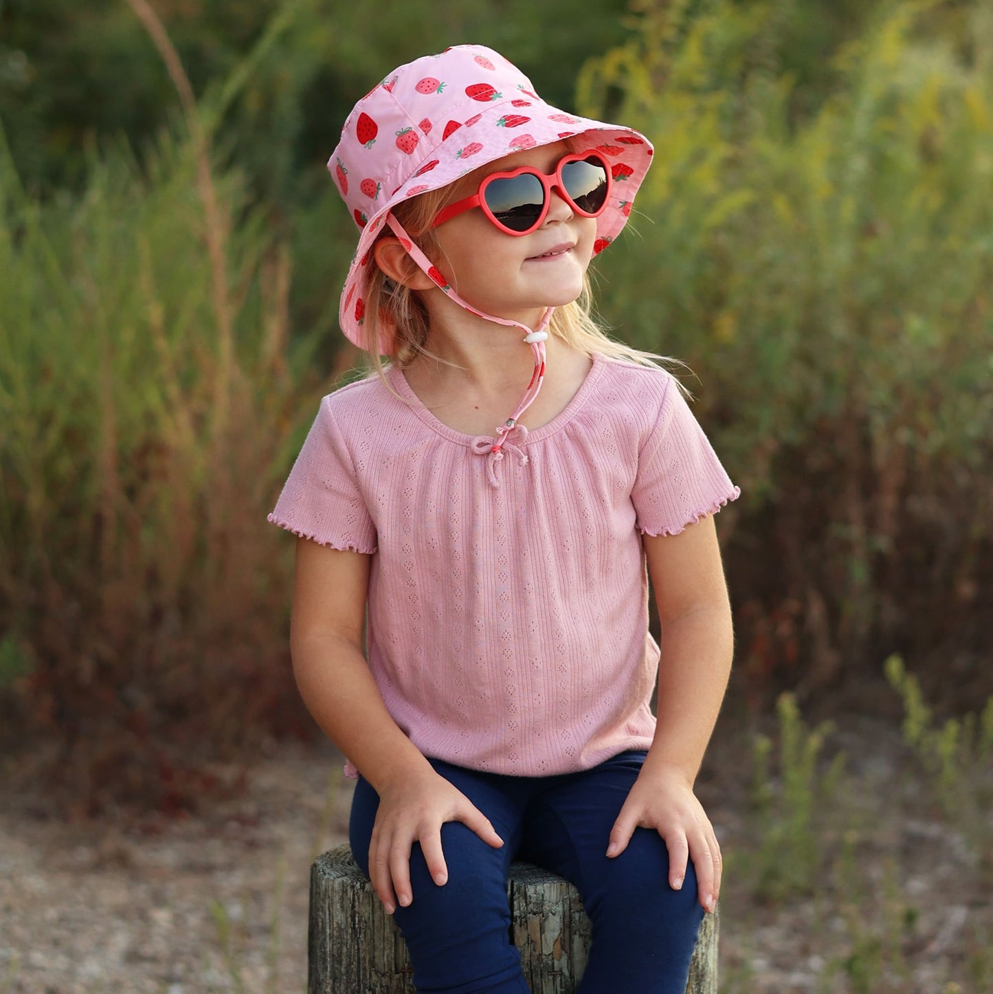 Jan & Jul - Kids Polarized Heart Sunglasses