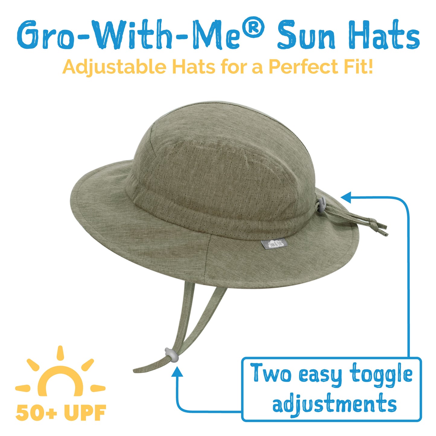 Jan & Jul -  Kids SunLite Wide Brim Hat