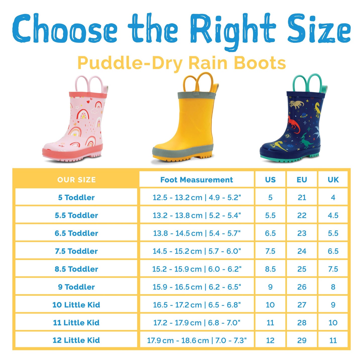 Jan & Jul - Kids Rubber Rain Boots