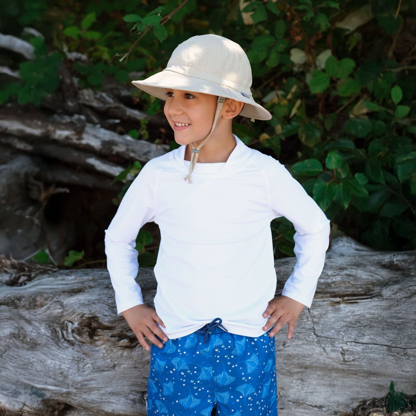 Jan & Jul -  Kids SunLite Wide Brim Hat