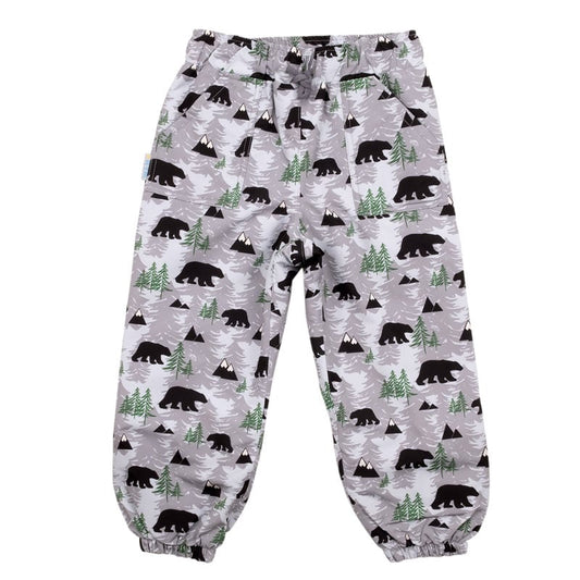 Jan & Jul - Kids Single Layer Rain Pants - Bear