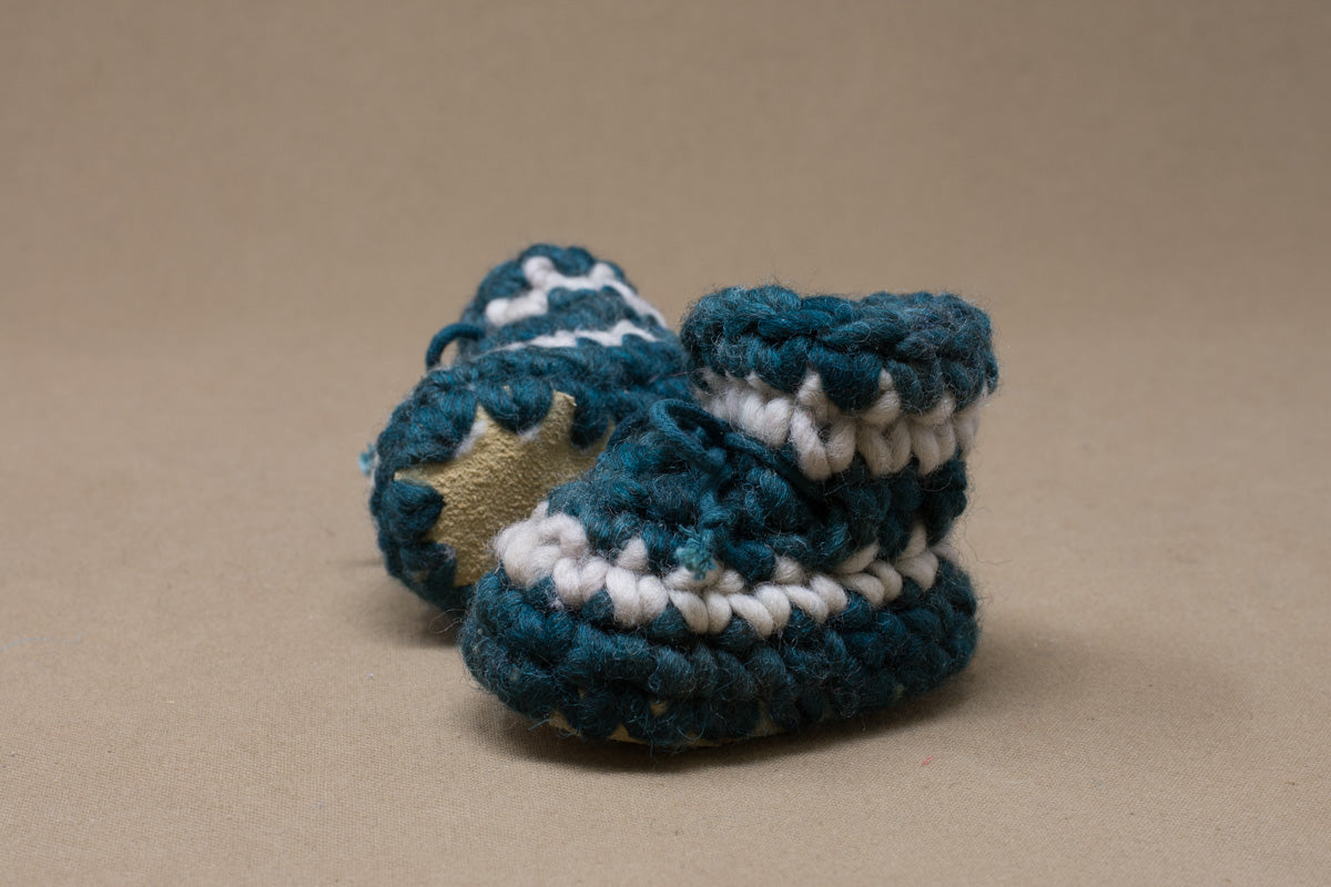 Padraig Cottage - Handmade Infant Slippers